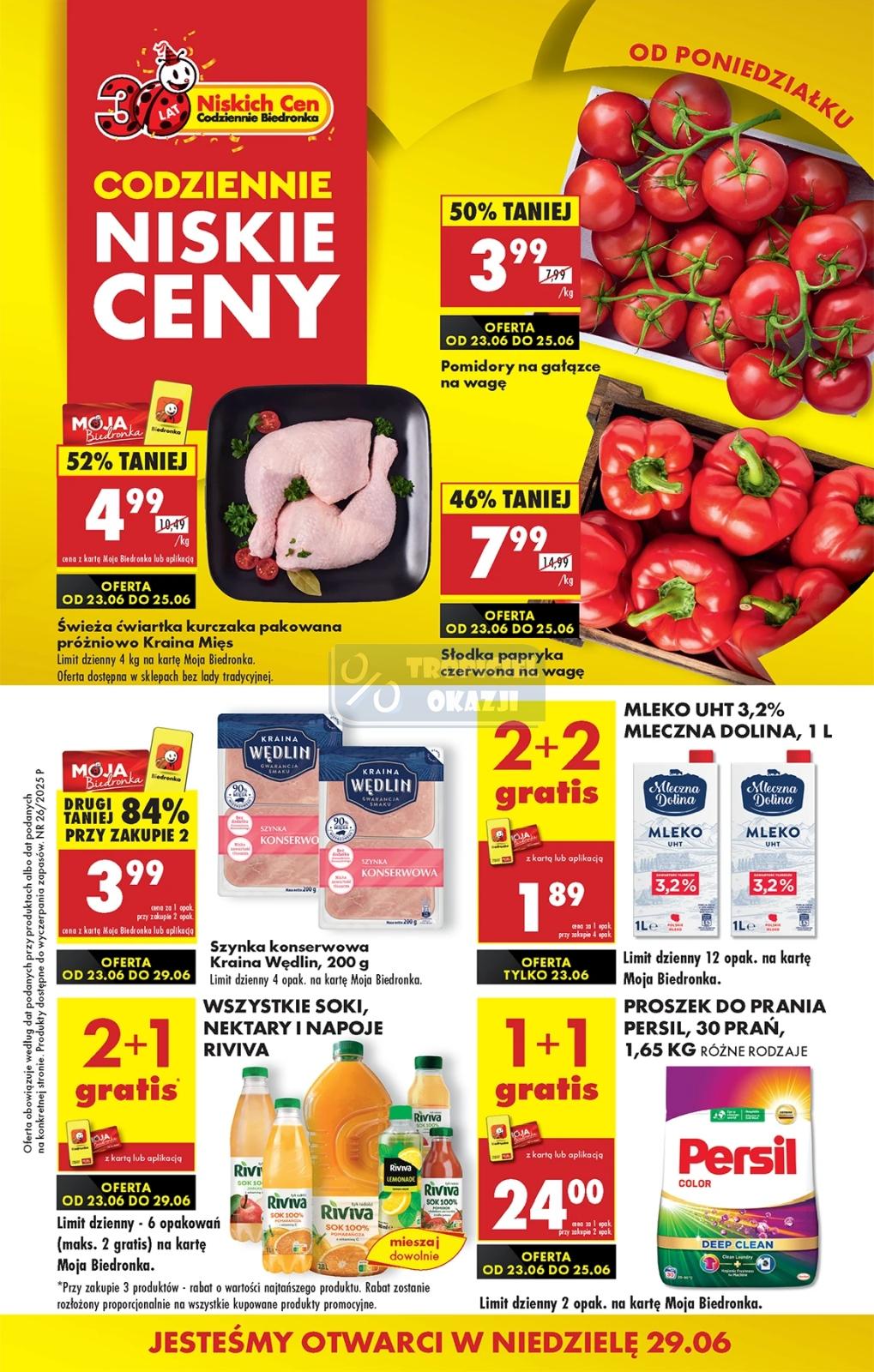 Gazetka promocyjna Biedronka str. 1