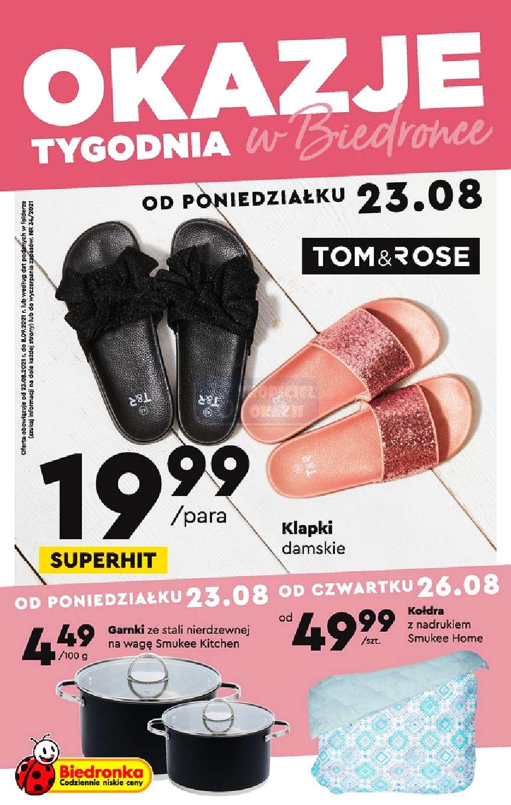 Gazetka promocyjna Biedronka str. 1