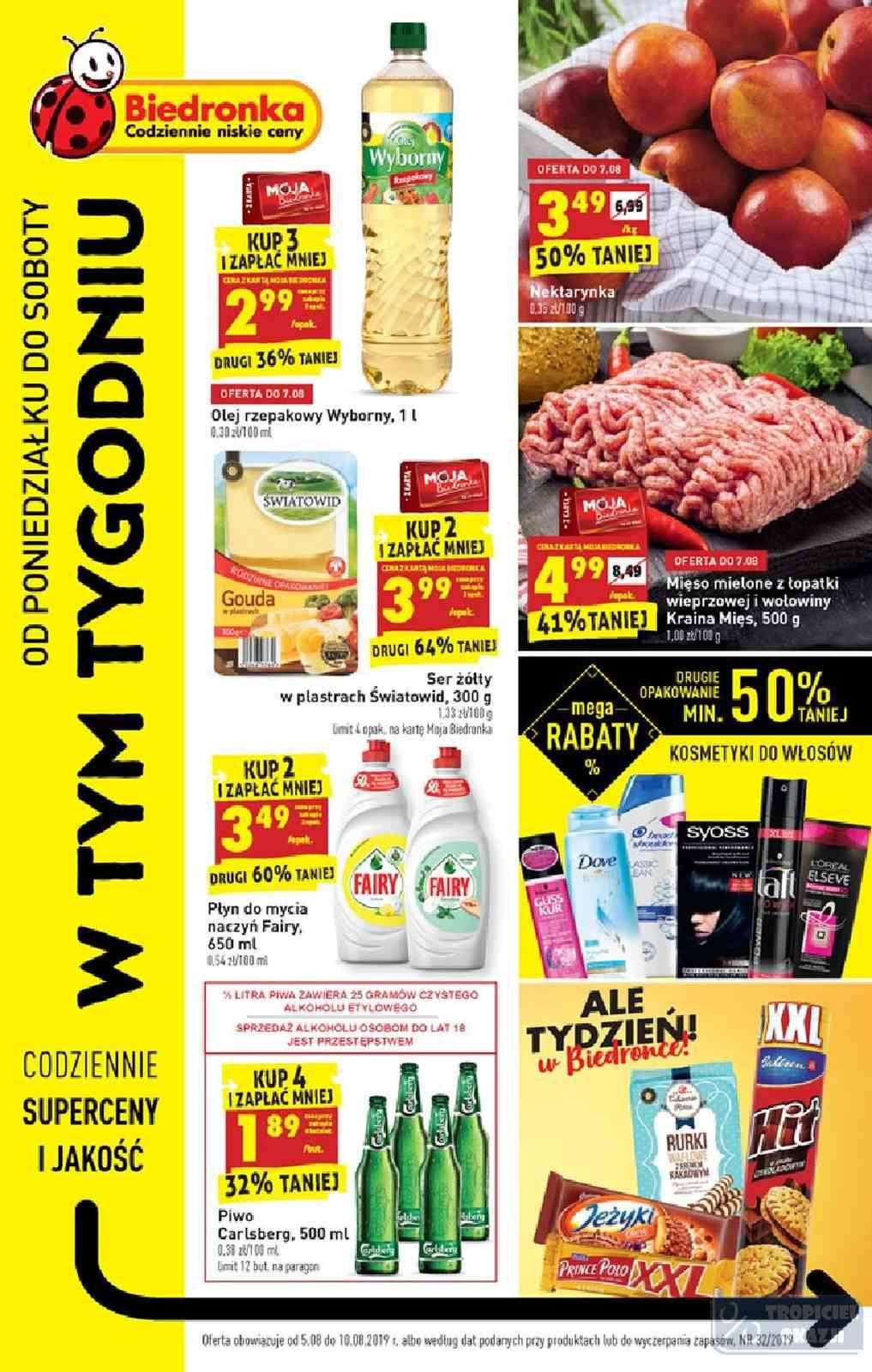 Gazetka promocyjna Biedronka str. 1