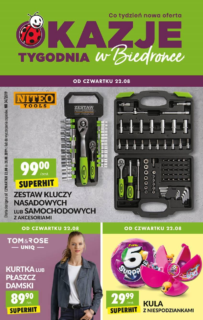 Gazetka promocyjna Biedronka str. 1