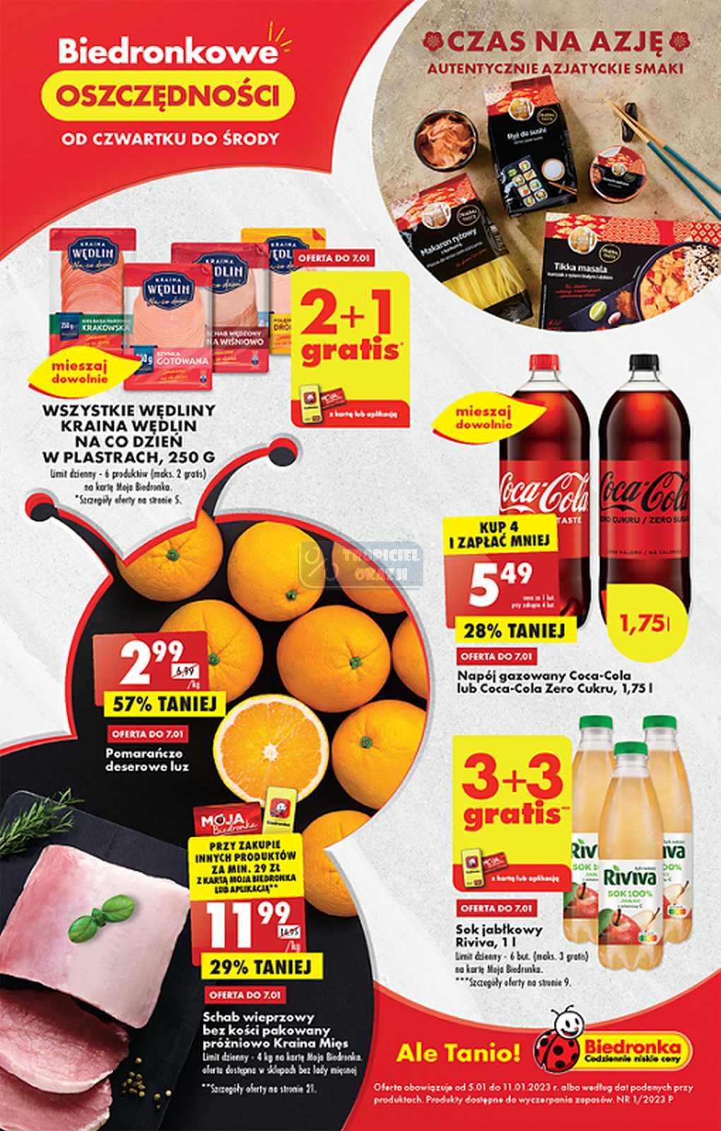 Gazetka promocyjna Biedronka str. 1