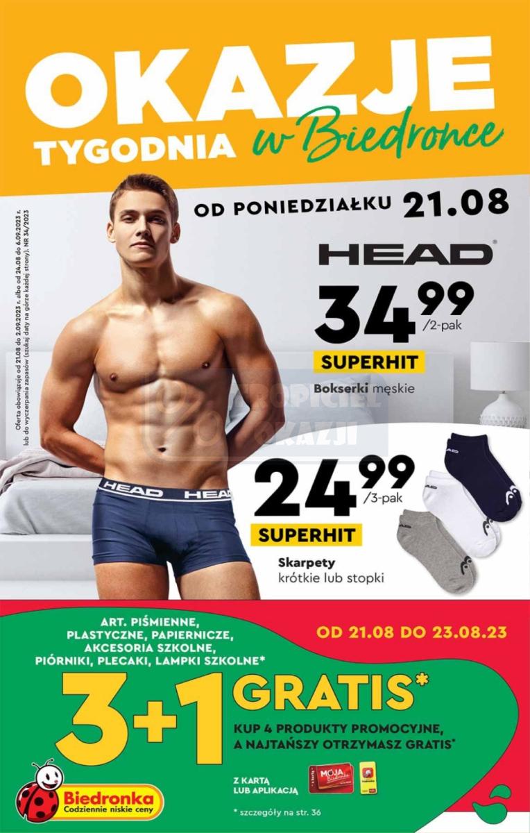 Gazetka promocyjna Biedronka str. 1