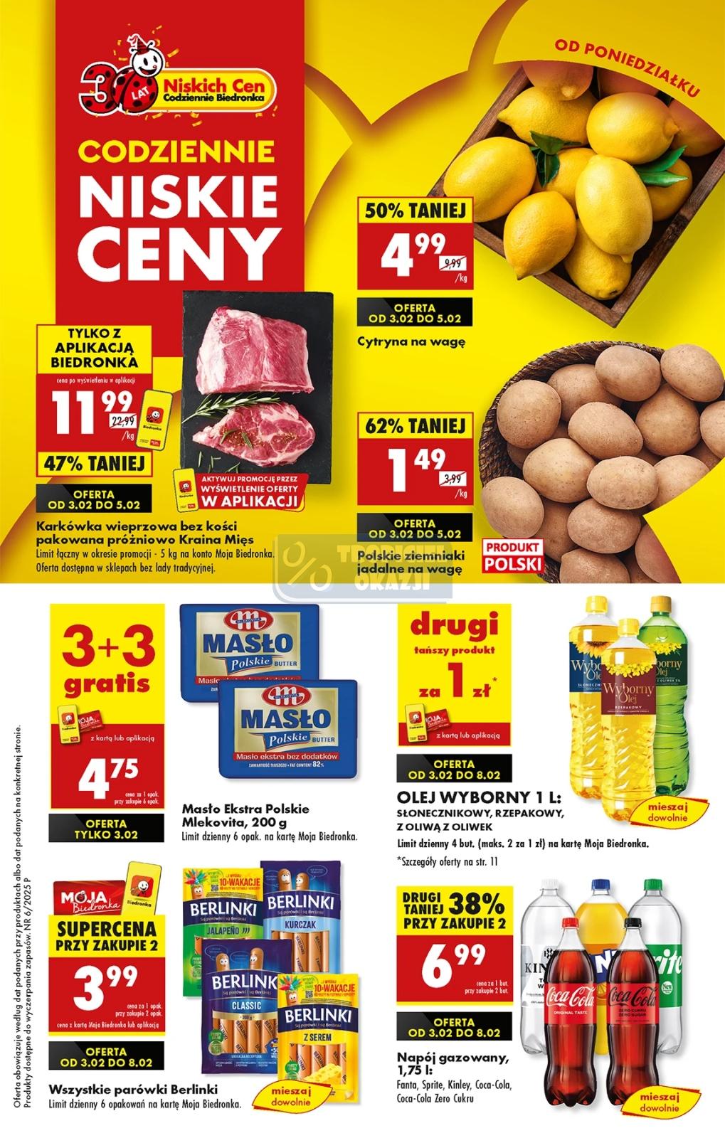 Gazetka promocyjna Biedronka str. 1