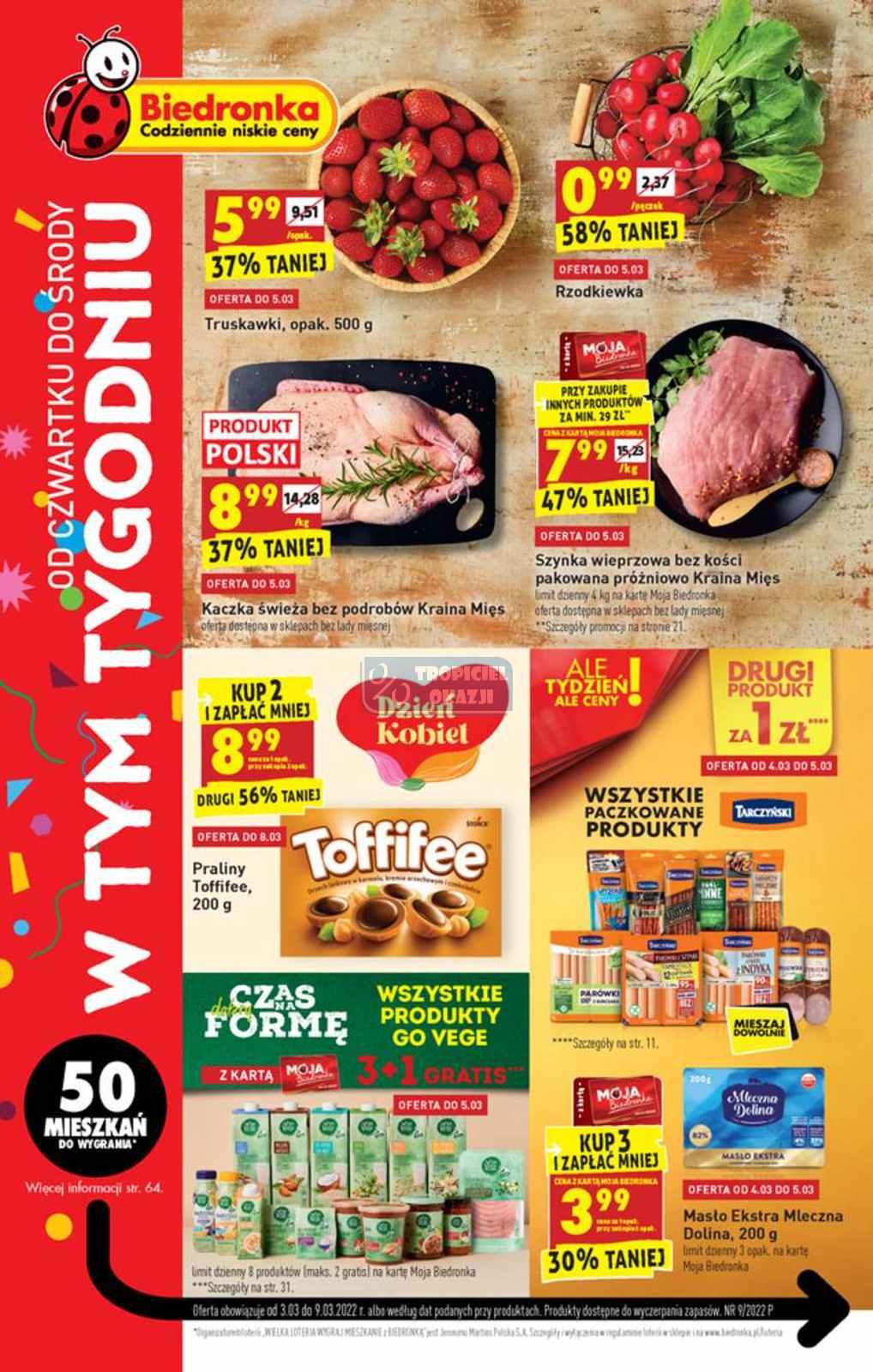 Gazetka promocyjna Biedronka str. 1