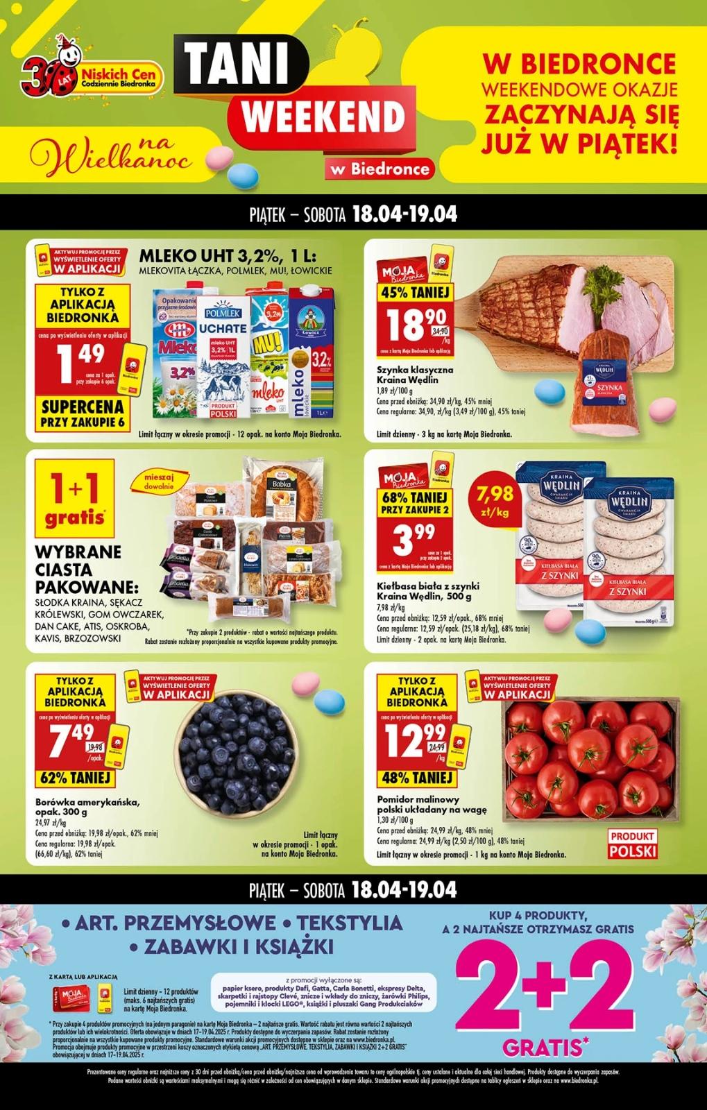 Gazetka promocyjna Biedronka str. 1