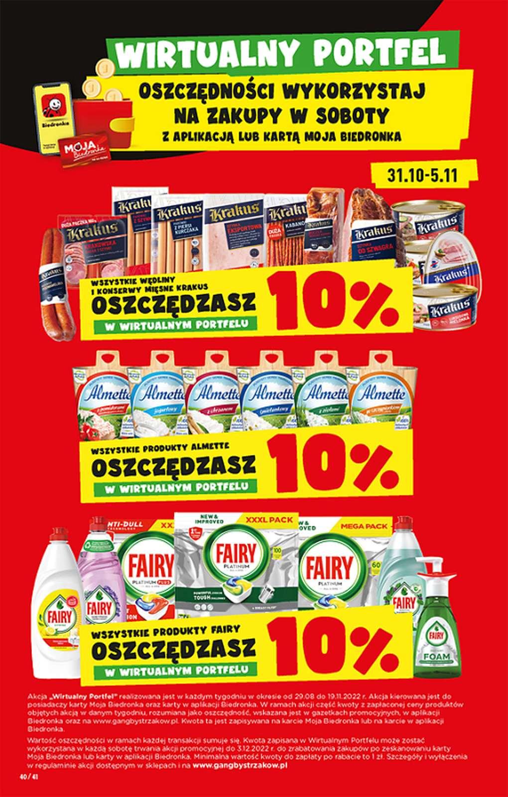 Gazetka promocyjna Biedronka str. 40