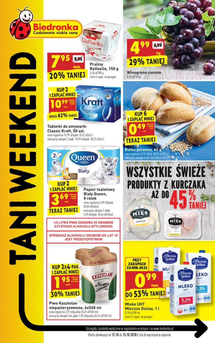 Gazetka promocyjna Biedronka str. 1