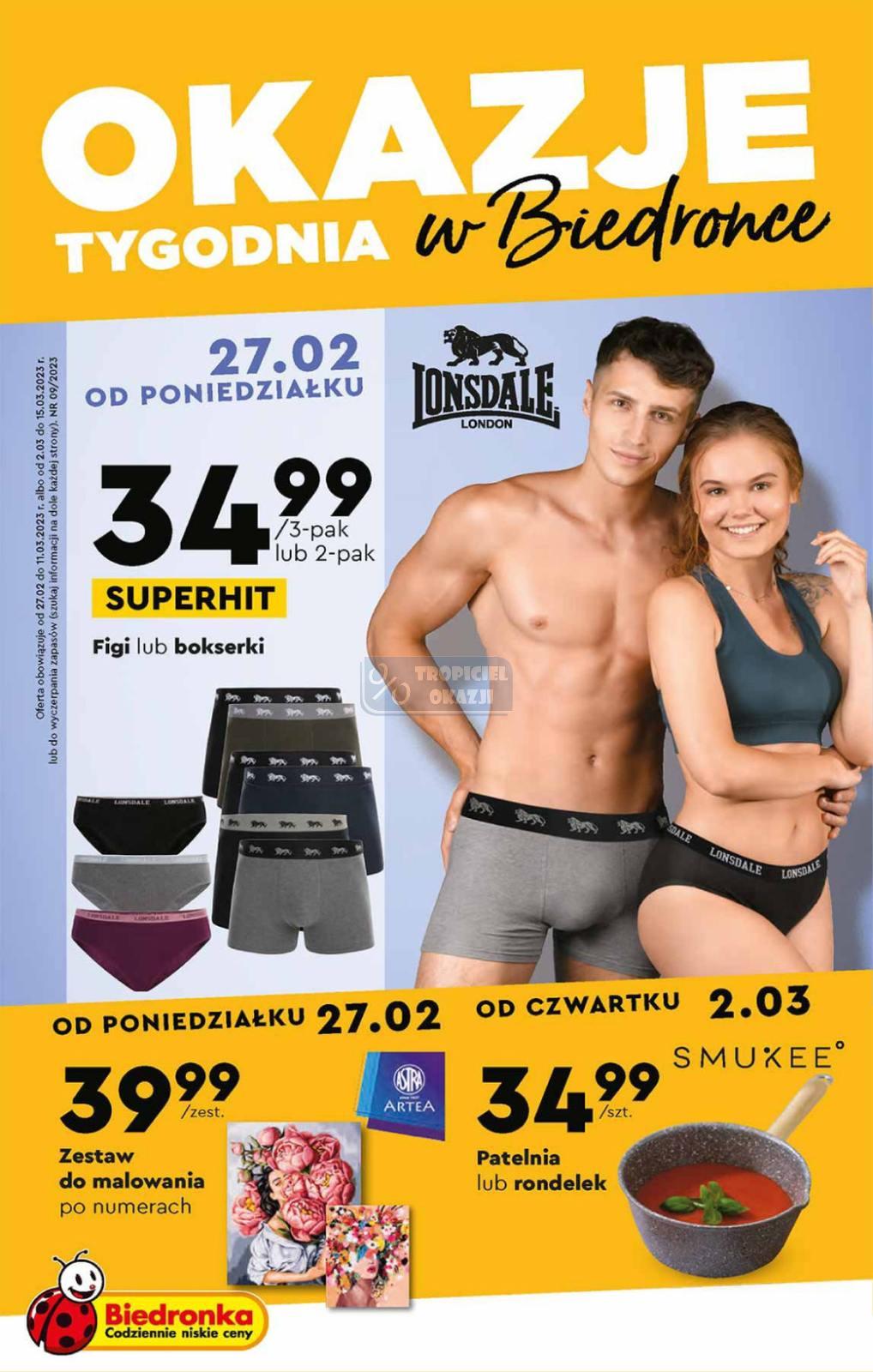 Gazetka promocyjna Biedronka str. 1