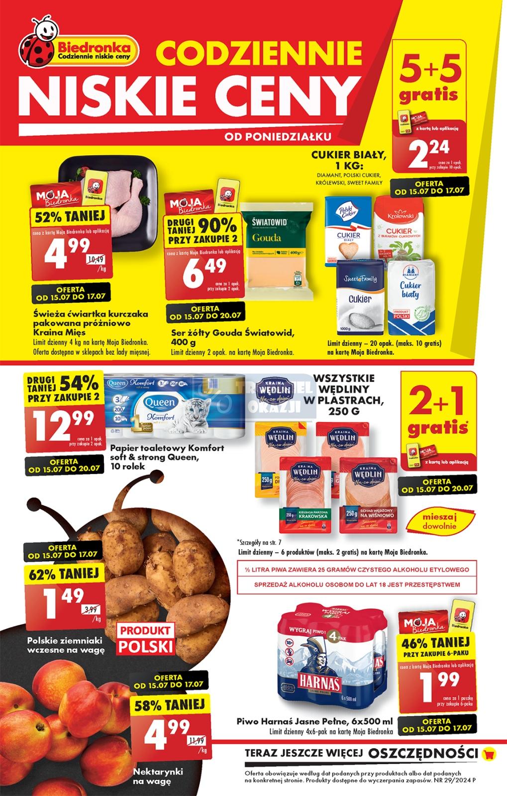 Gazetka promocyjna Biedronka str. 1