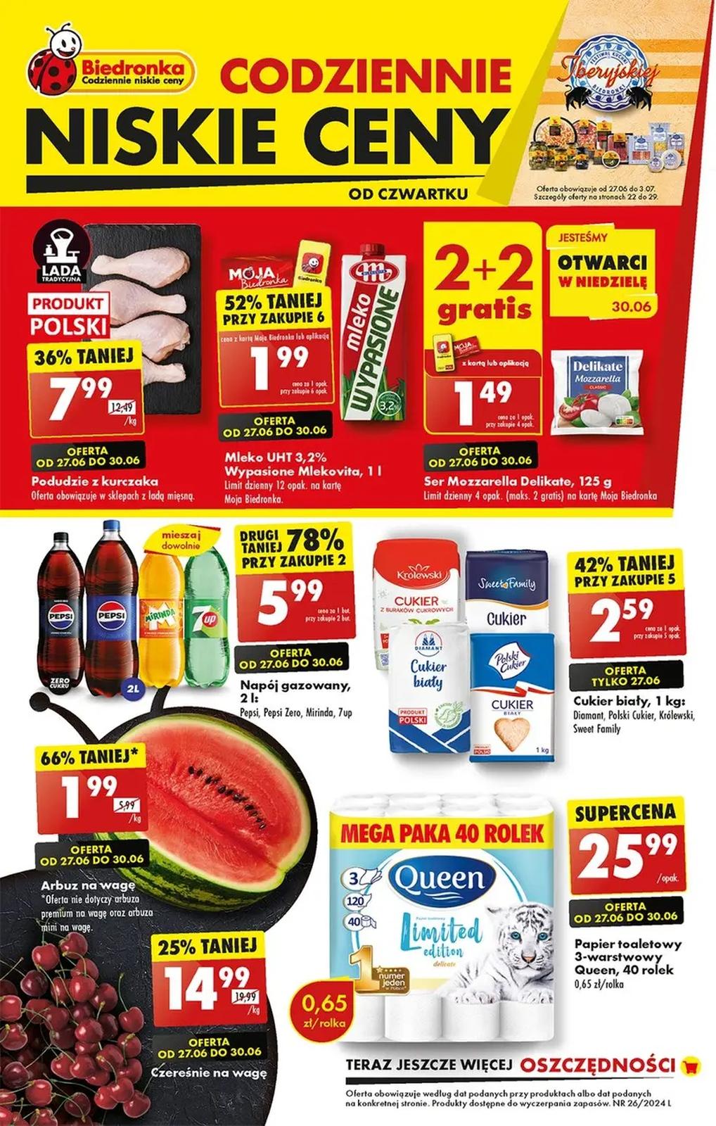 Gazetka promocyjna Biedronka str. 1