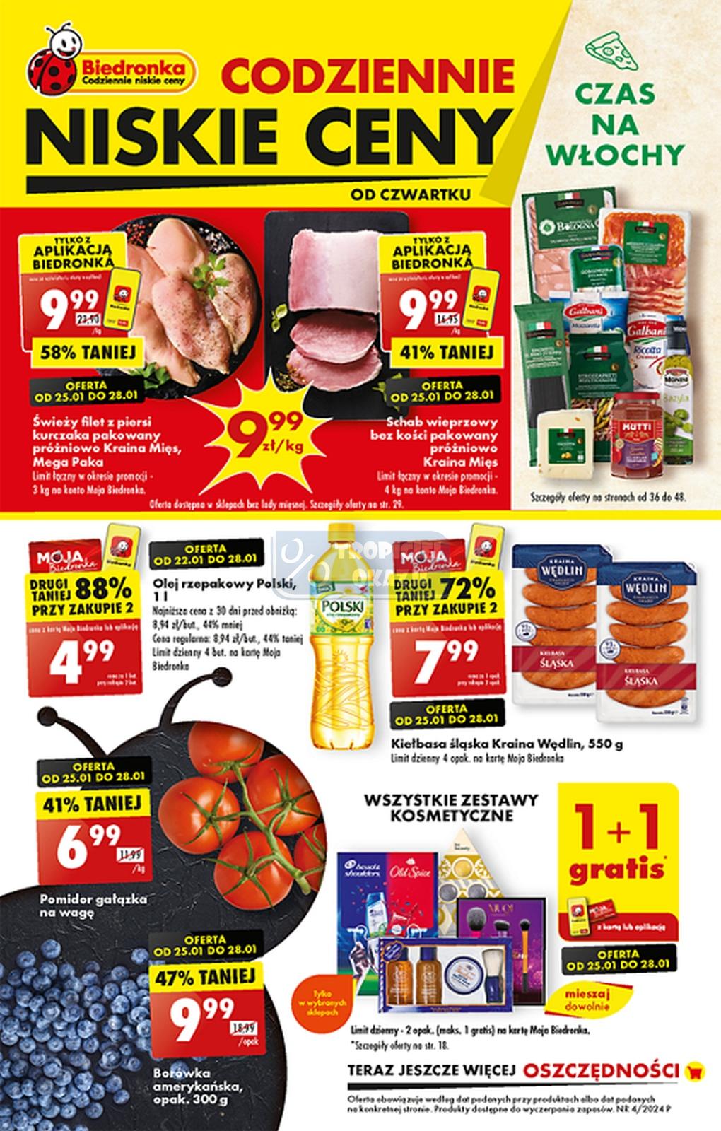 Gazetka promocyjna Biedronka str. 1