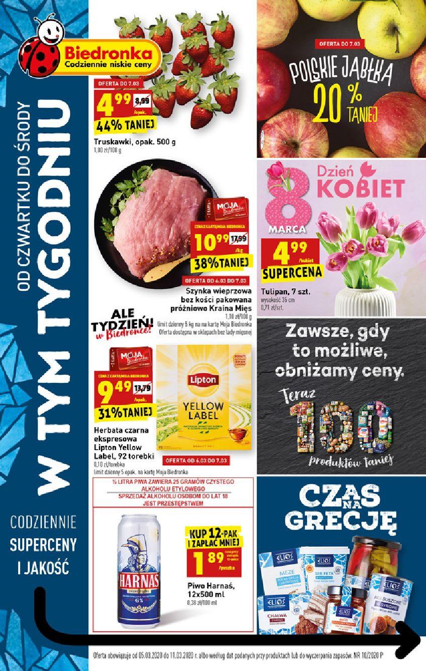 Gazetka promocyjna Biedronka str. 1