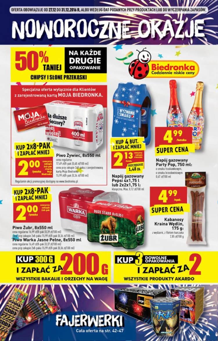 Gazetka promocyjna Biedronka str. 1