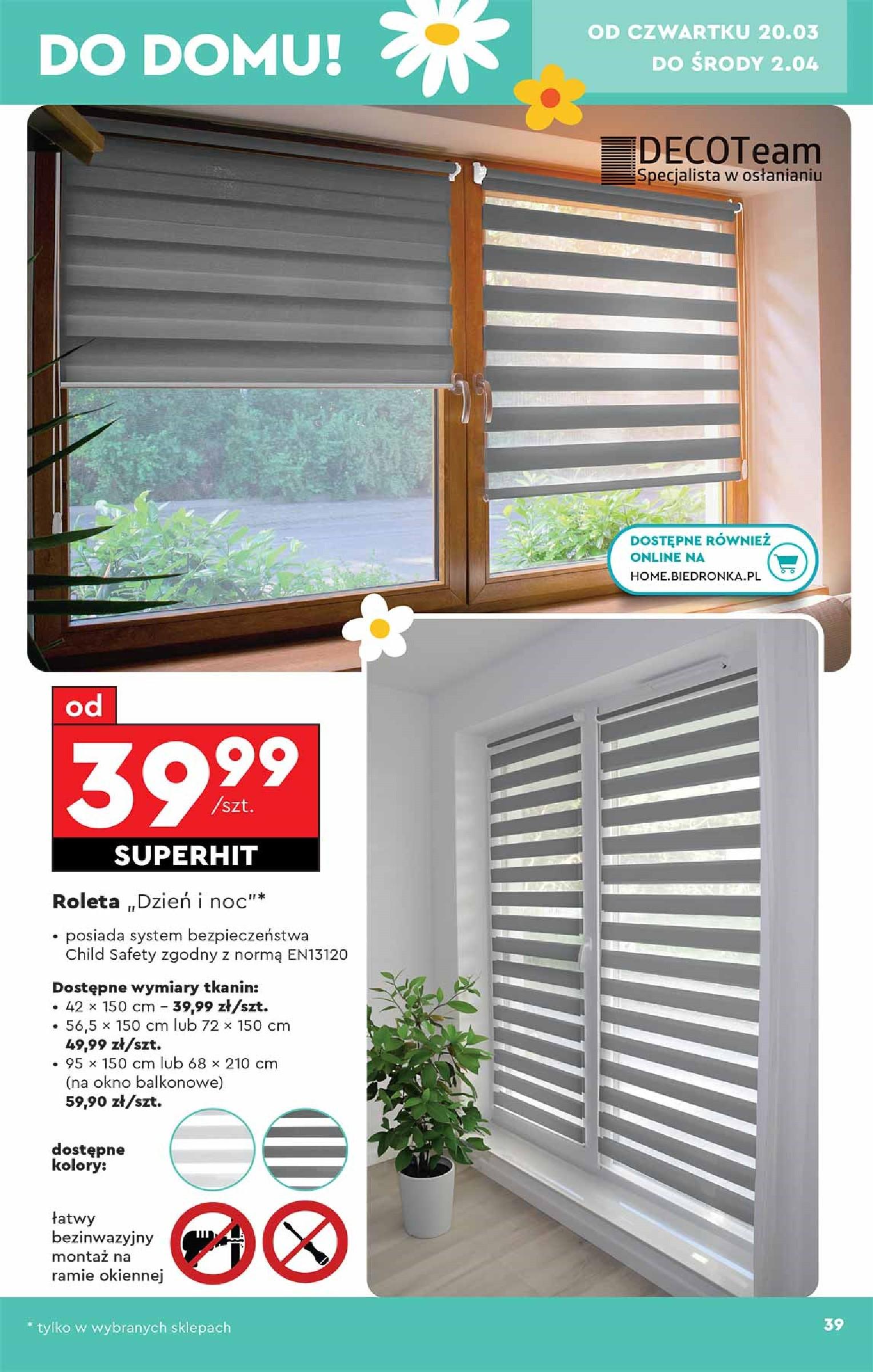 Gazetka promocyjna Biedronka str. 39