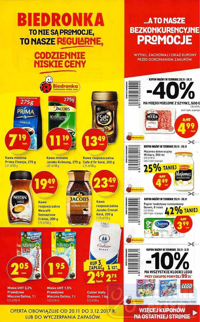 Gazetka promocyjna Biedronka str. 1