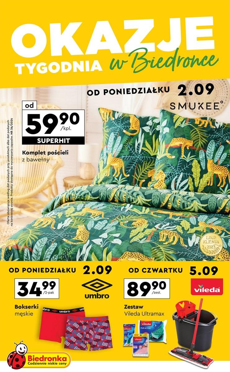 Gazetka promocyjna Biedronka str. 1
