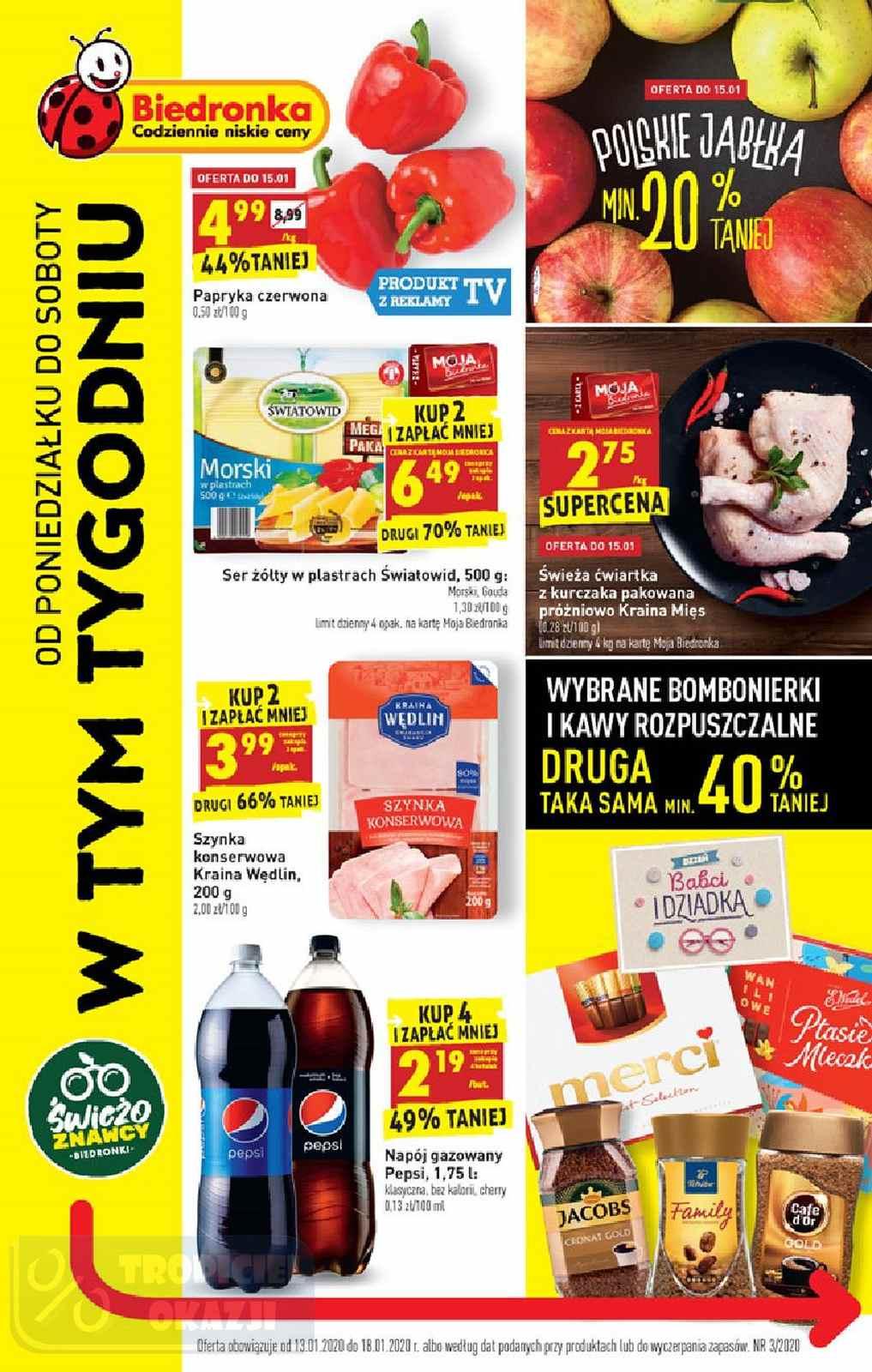 Gazetka promocyjna Biedronka str. 1
