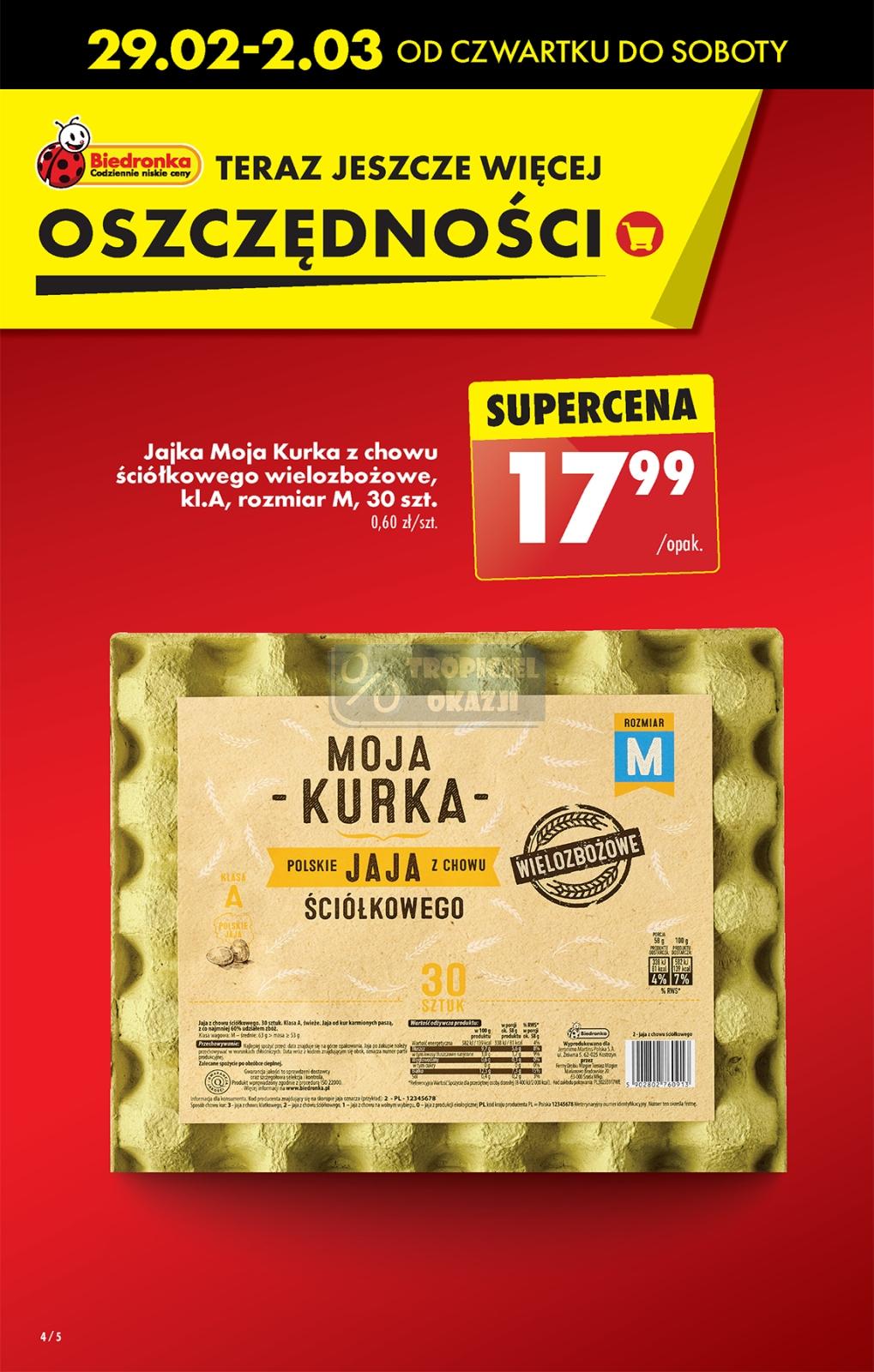 Gazetka promocyjna Biedronka str. 4