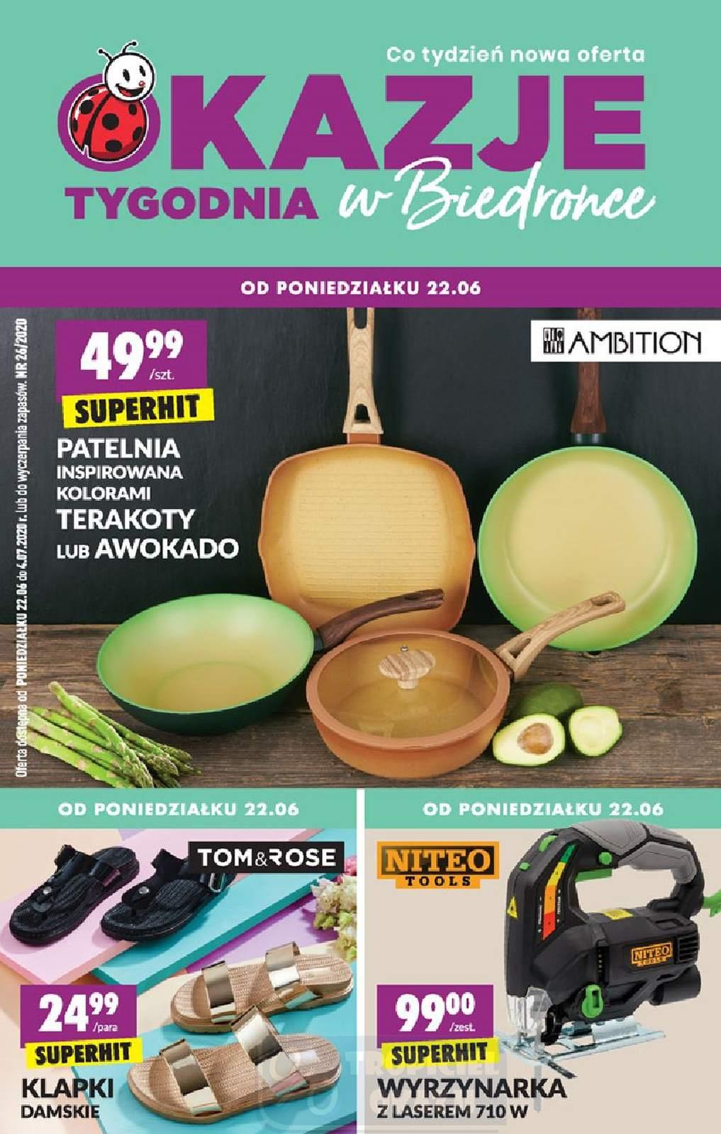 Gazetka promocyjna Biedronka str. 1