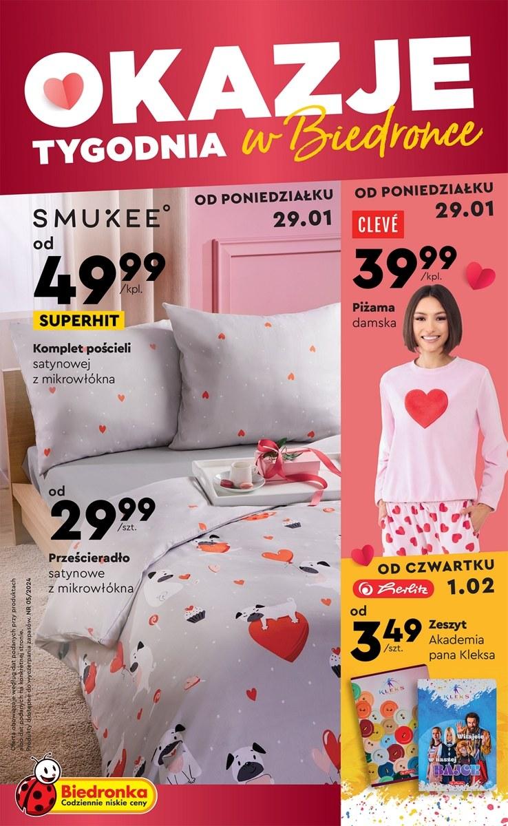 Gazetka promocyjna Biedronka str. 1