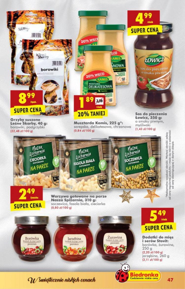Gazetka promocyjna Biedronka str. 47