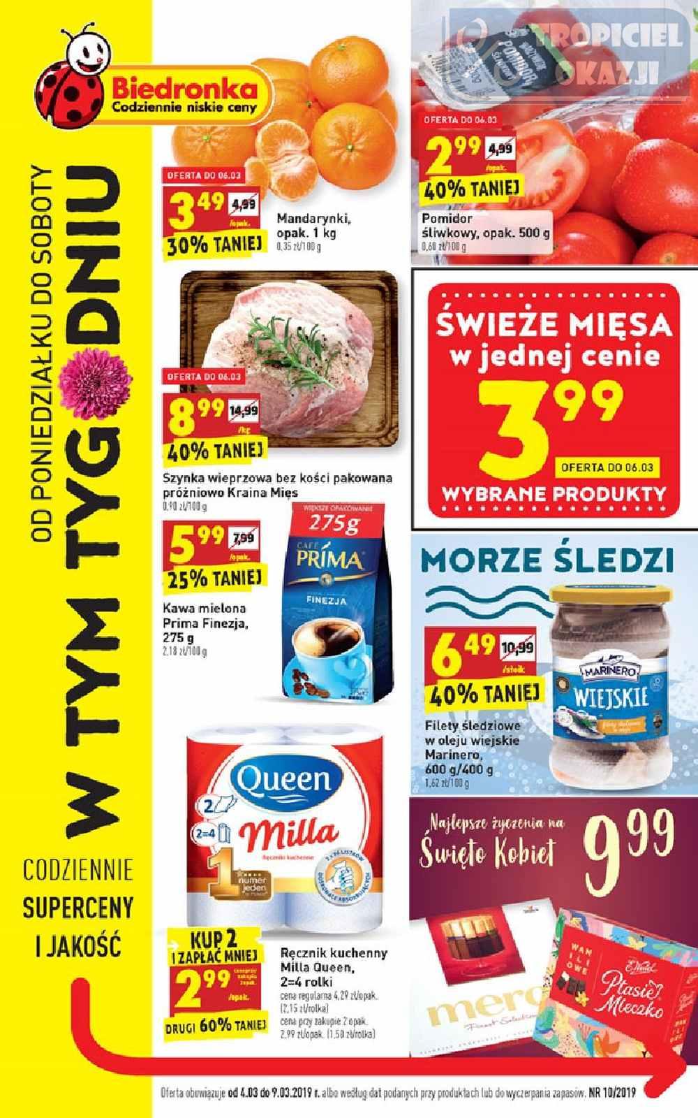 Gazetka promocyjna Biedronka str. 1