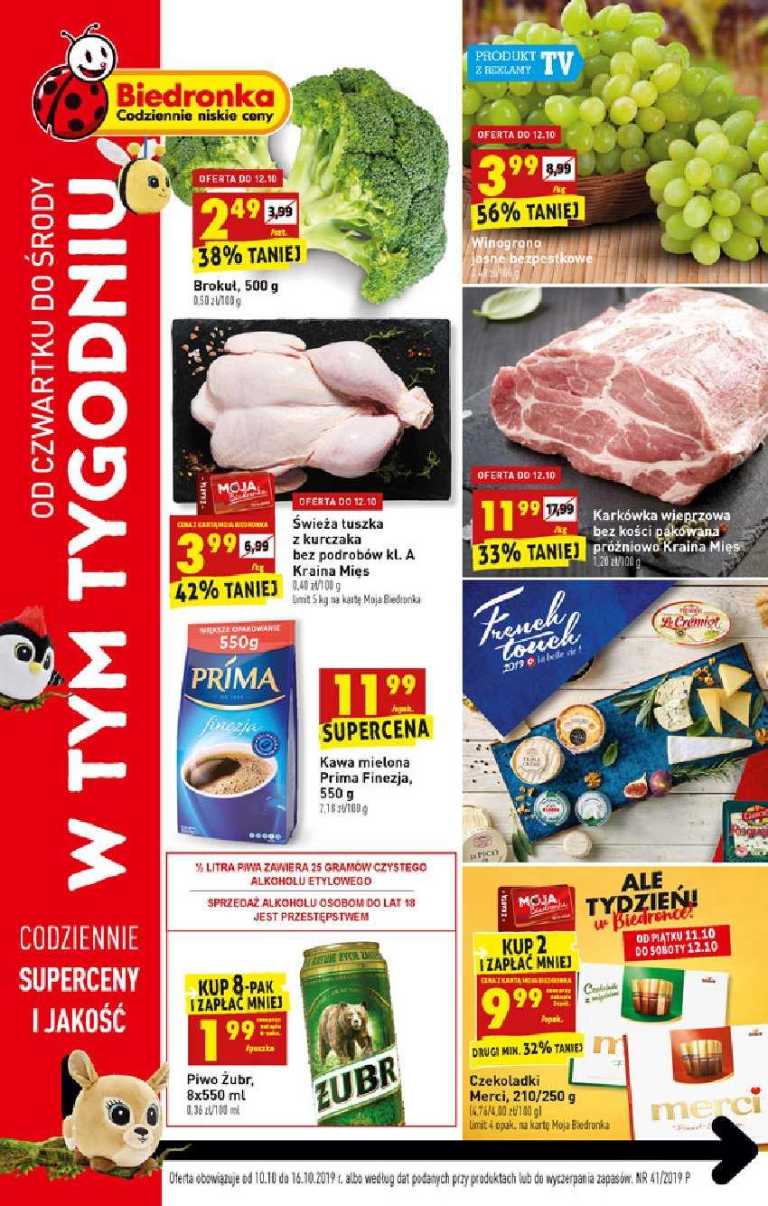 Gazetka promocyjna Biedronka str. 1