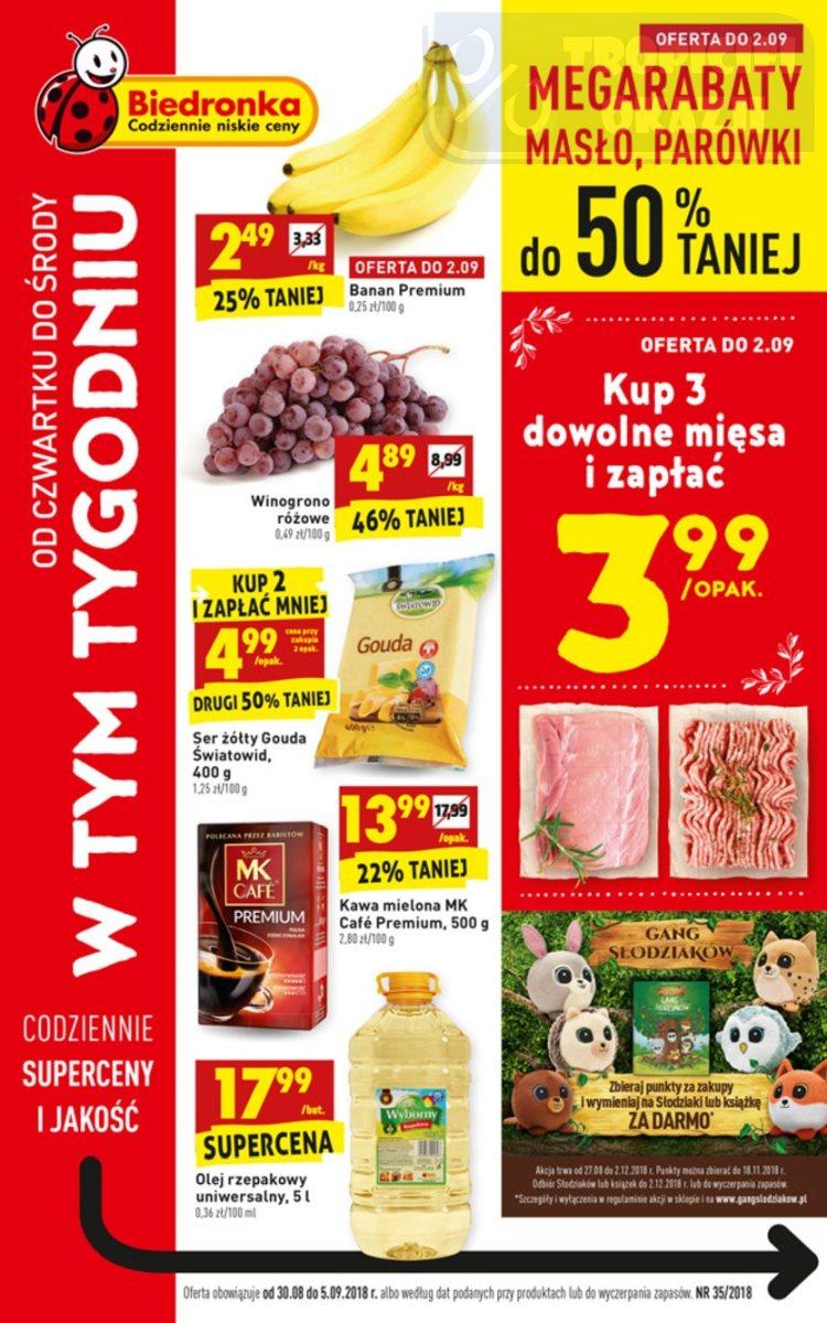 Gazetka promocyjna Biedronka str. 1