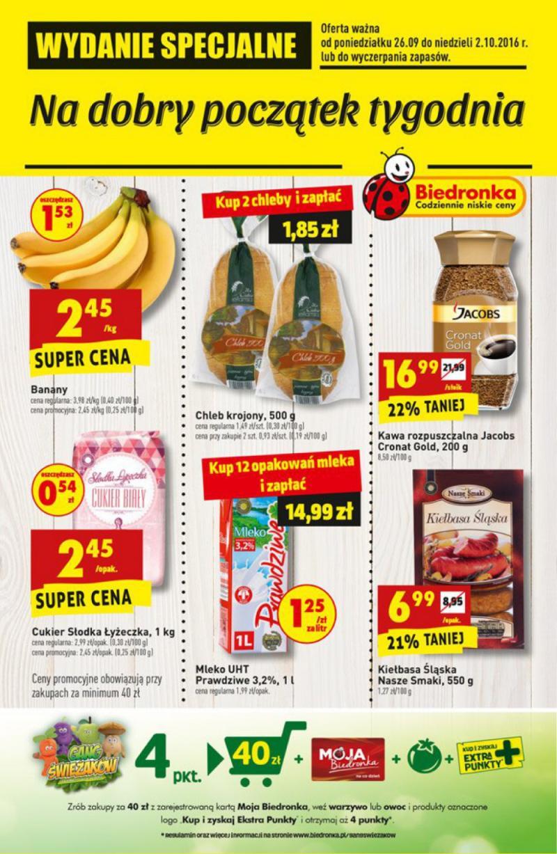 Gazetka promocyjna Biedronka str. 1