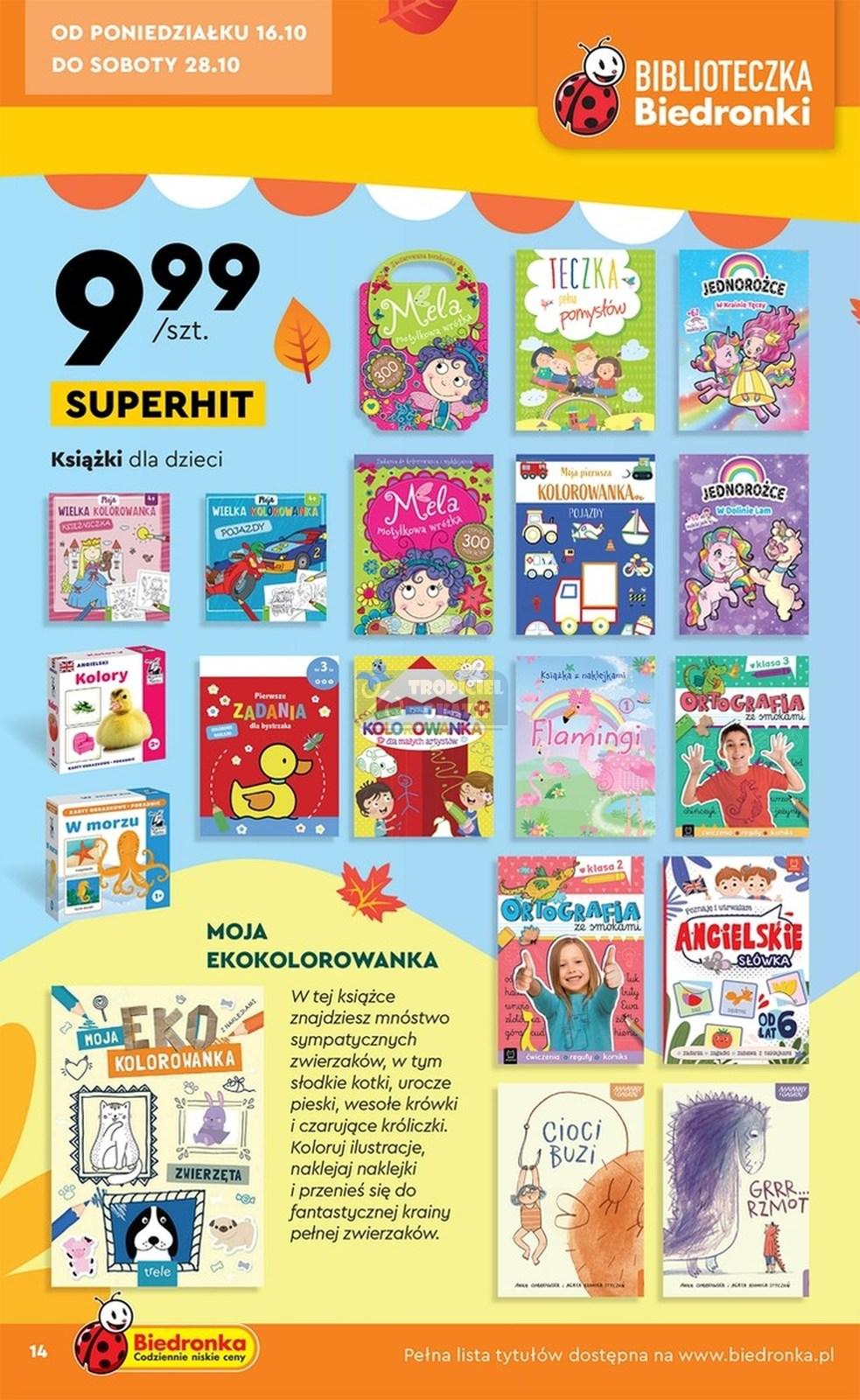 Gazetka promocyjna Biedronka str. 14