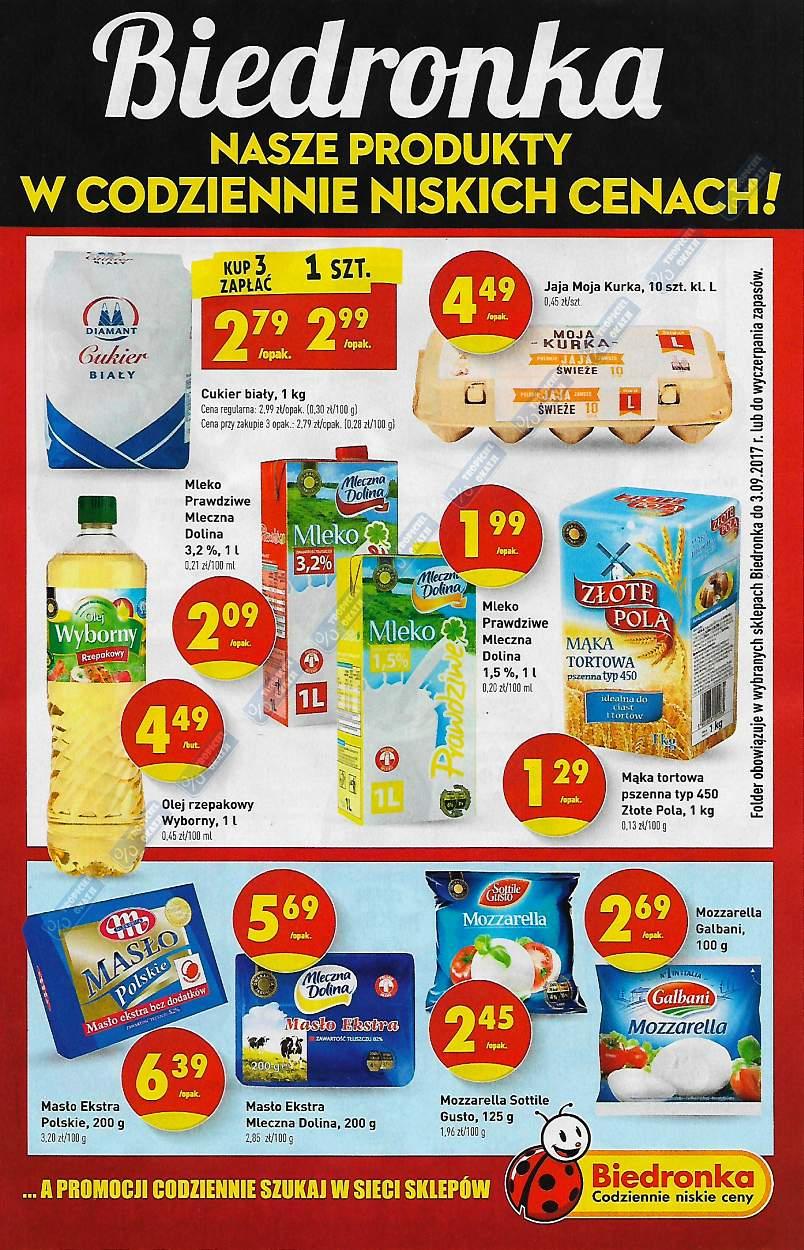 Gazetka promocyjna Biedronka str. 1