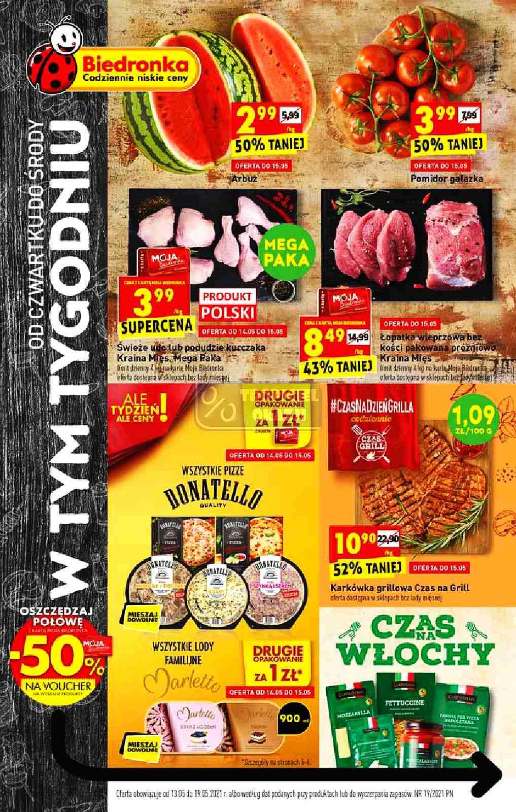 Gazetka promocyjna Biedronka str. 1