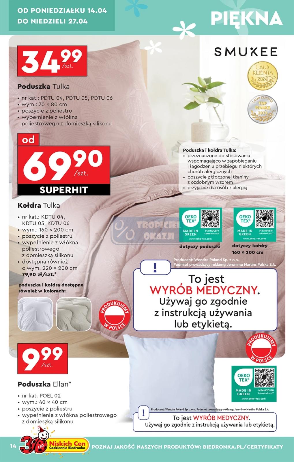 Gazetka promocyjna Biedronka str. 14