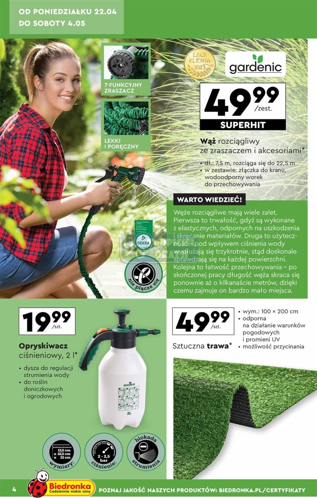 Gazetka promocyjna Biedronka str. 4