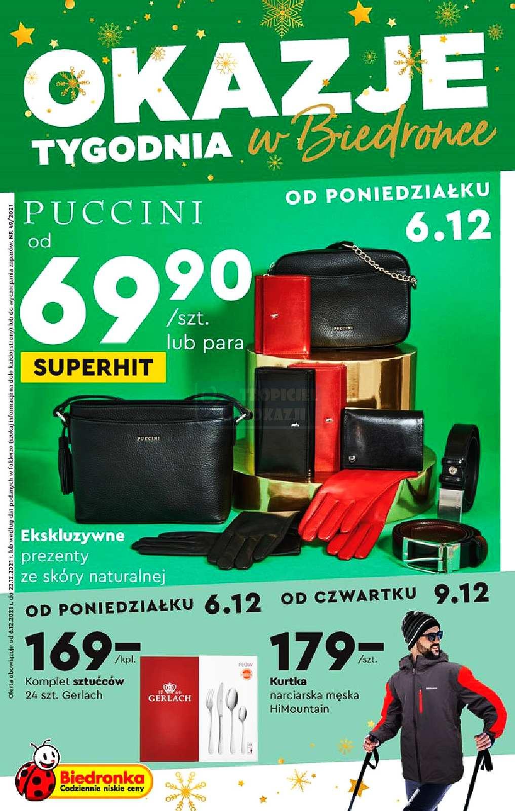 Gazetka promocyjna Biedronka str. 1