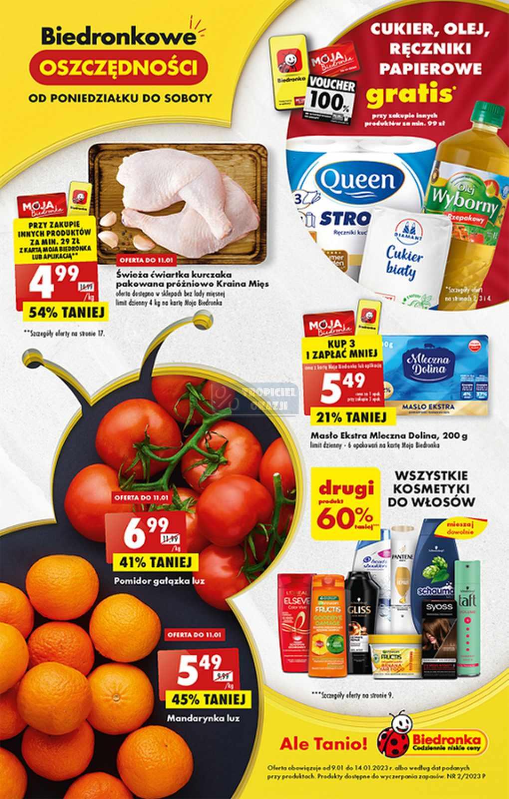 Gazetka promocyjna Biedronka str. 1