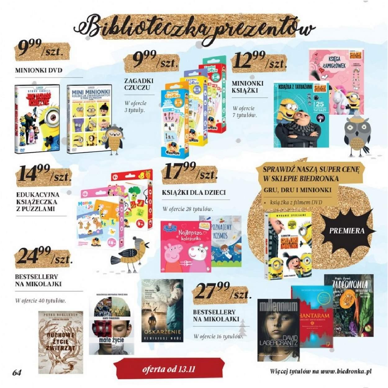 Gazetka promocyjna Biedronka str. 64