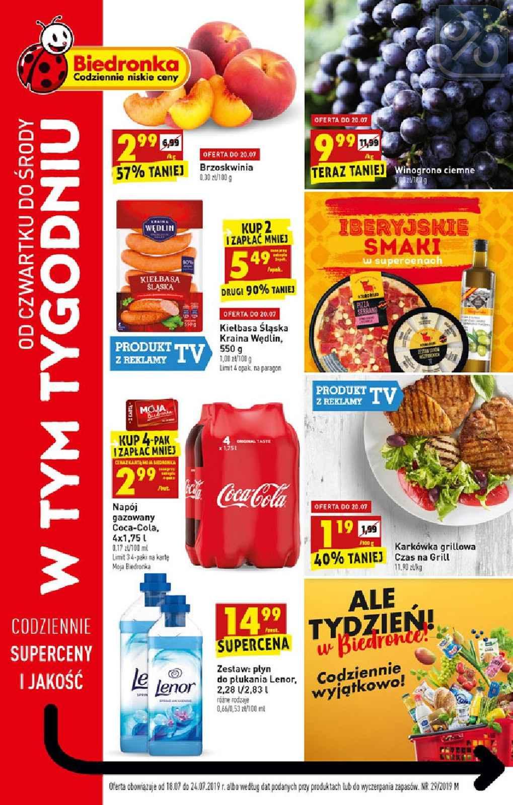 Gazetka promocyjna Biedronka str. 1