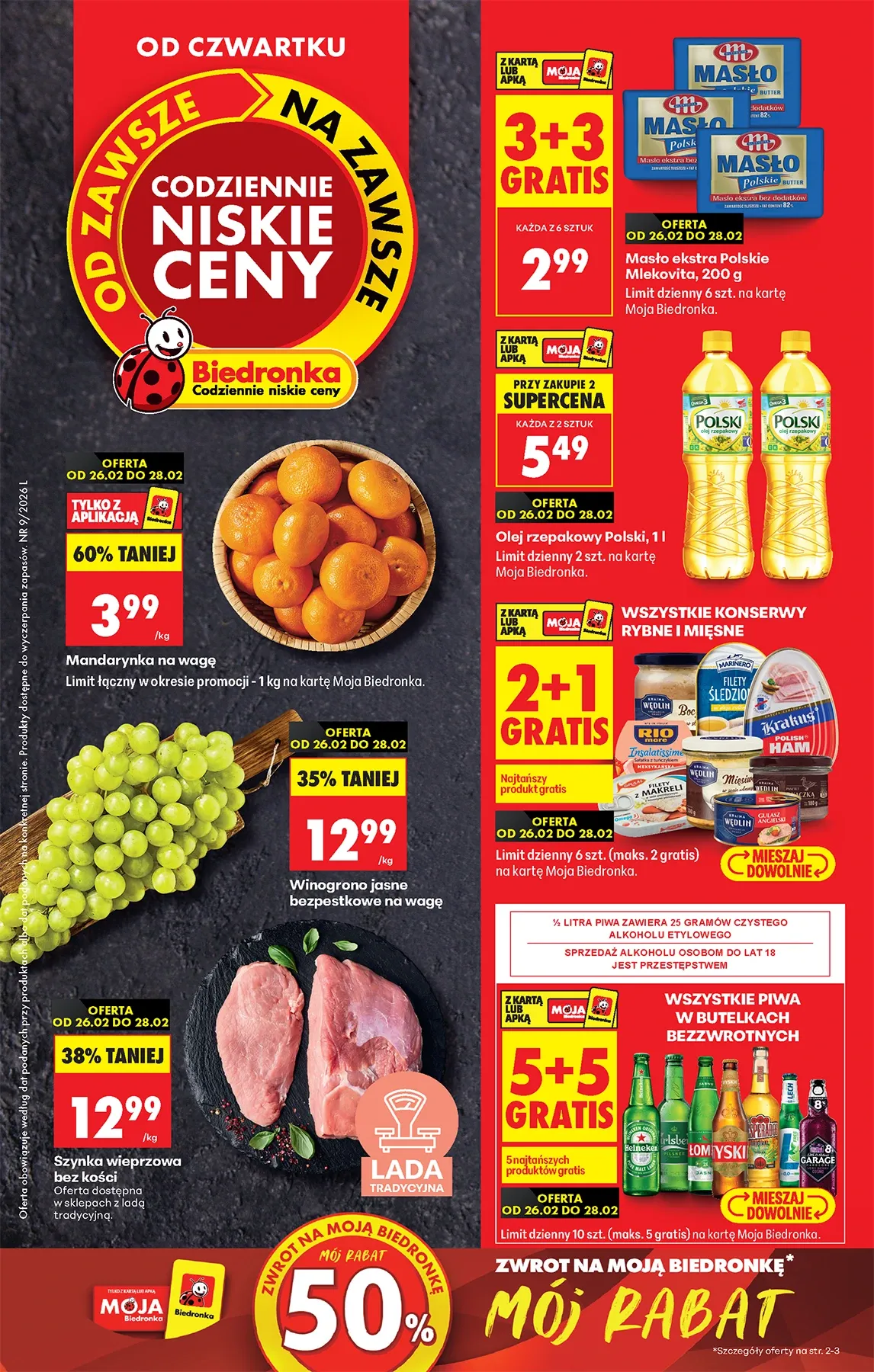 Gazetka promocyjna Biedronka str. 1