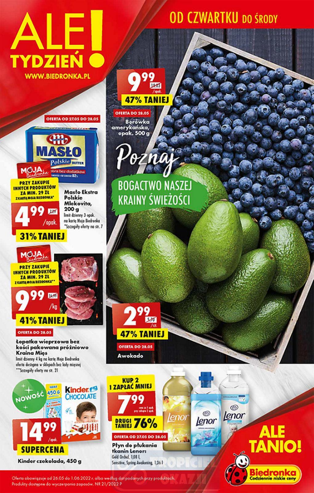 Gazetka promocyjna Biedronka str. 1