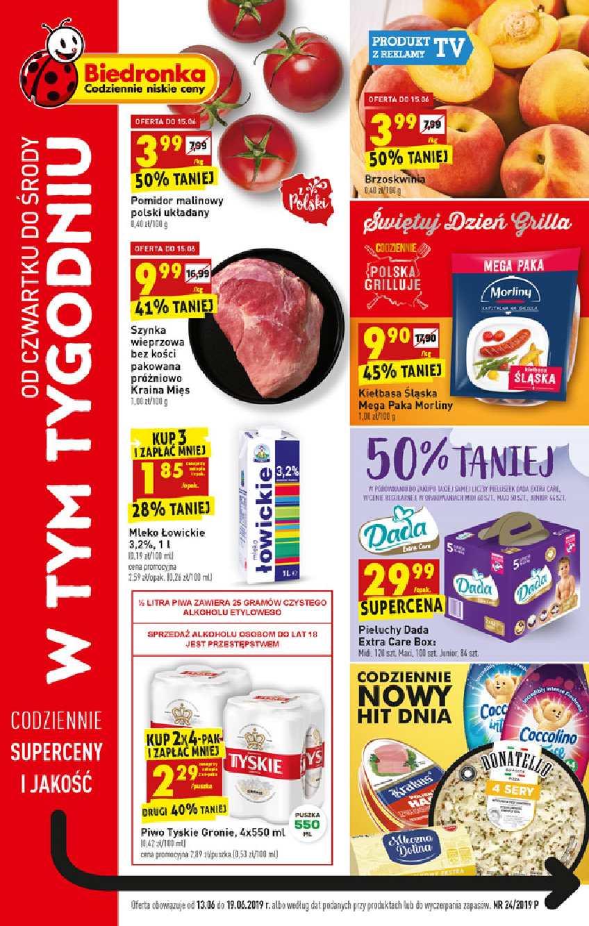 Gazetka promocyjna Biedronka str. 1