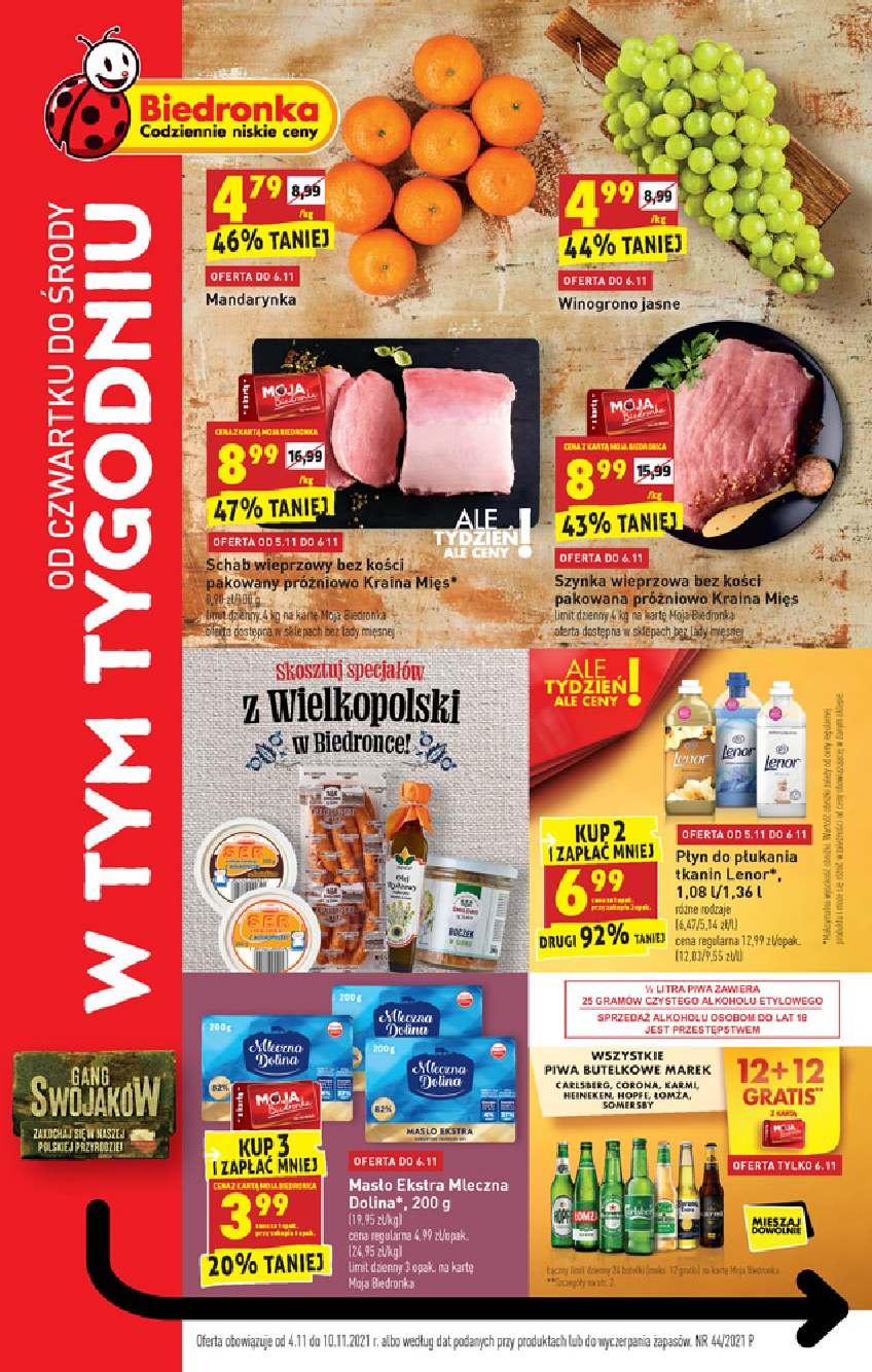 Gazetka promocyjna Biedronka str. 1