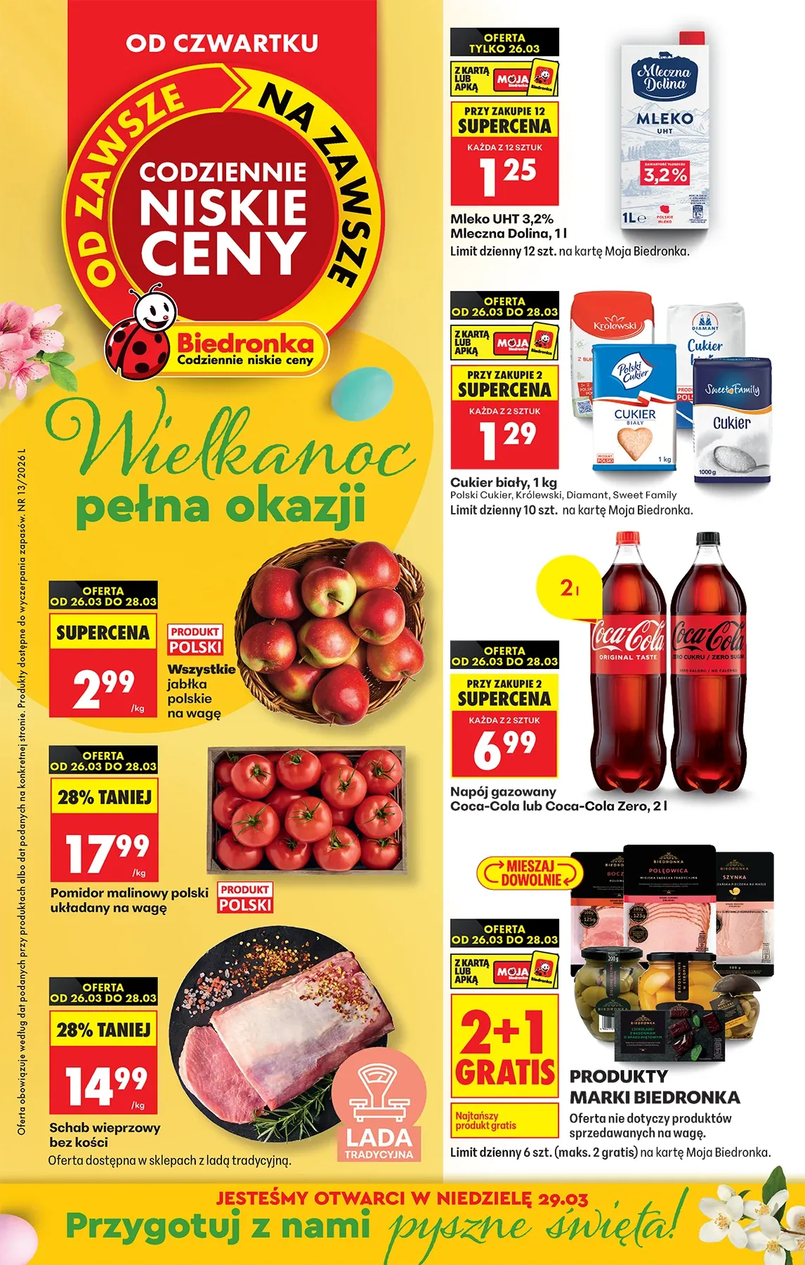 Gazetka promocyjna Biedronka str. 1