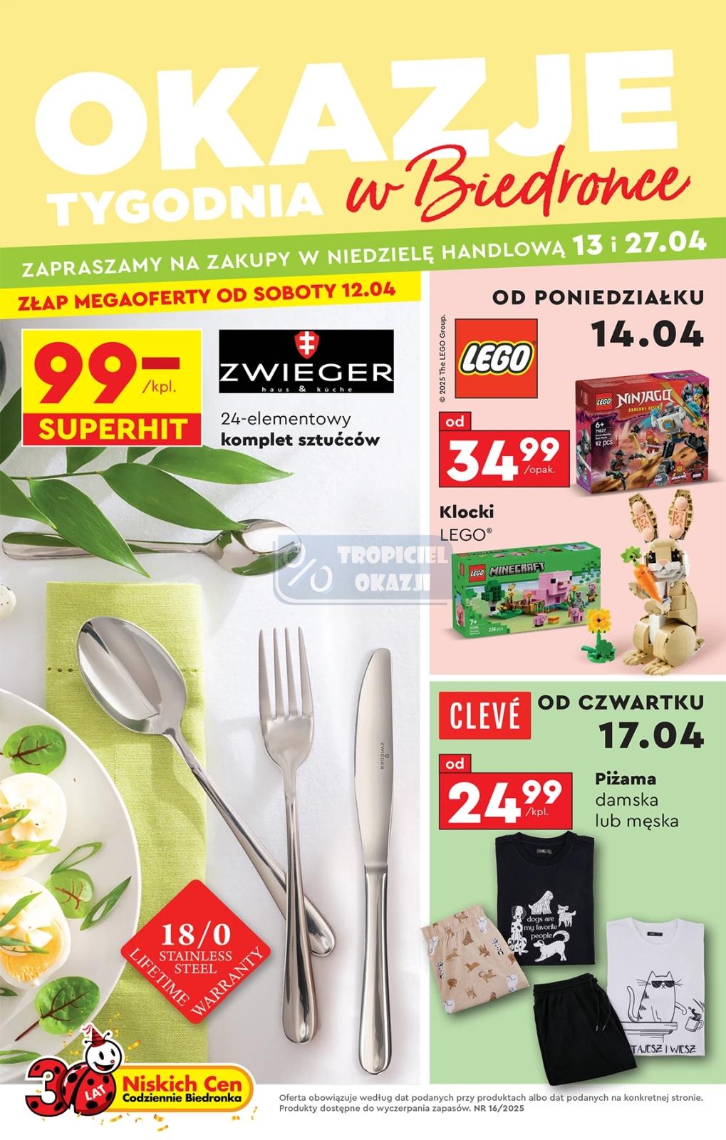 Gazetka promocyjna Biedronka str. 1