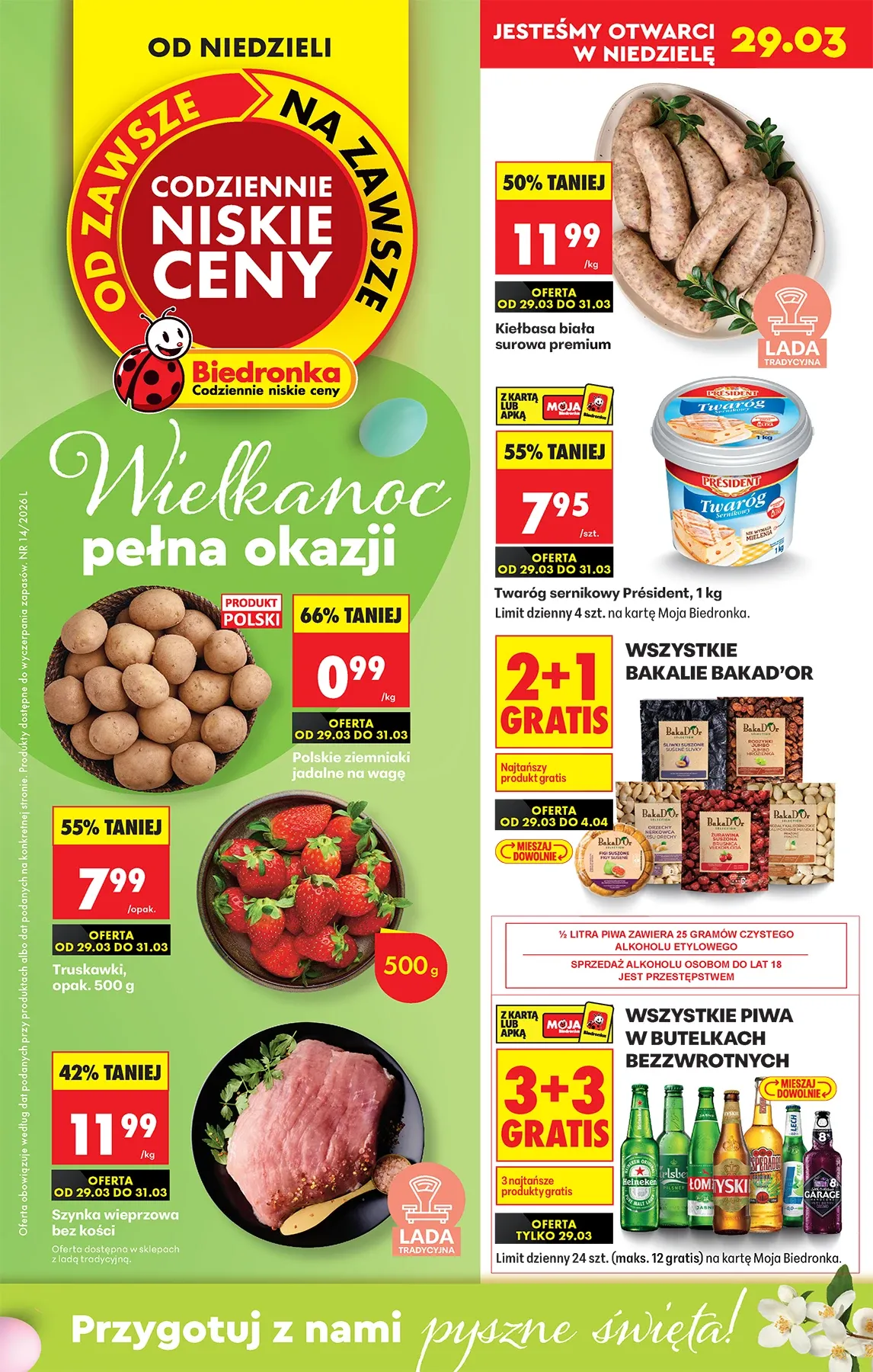 Gazetka promocyjna Biedronka str. 1