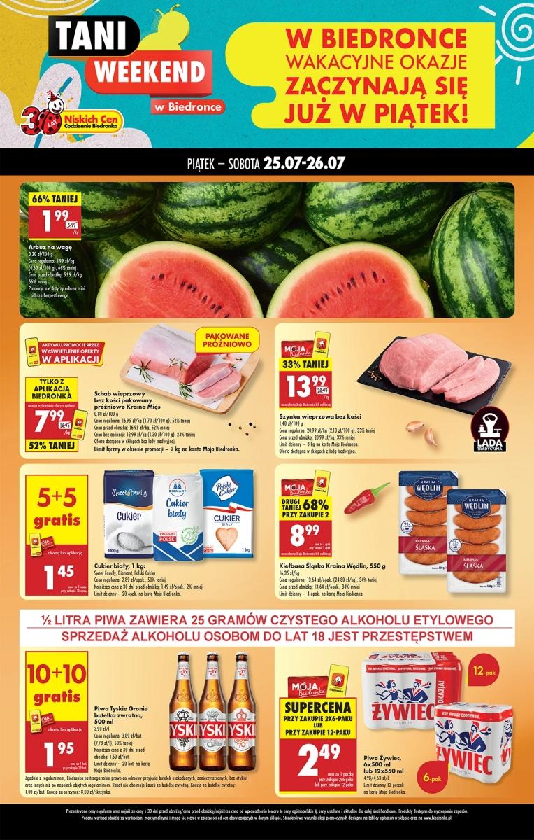 Gazetka promocyjna Biedronka str. 1