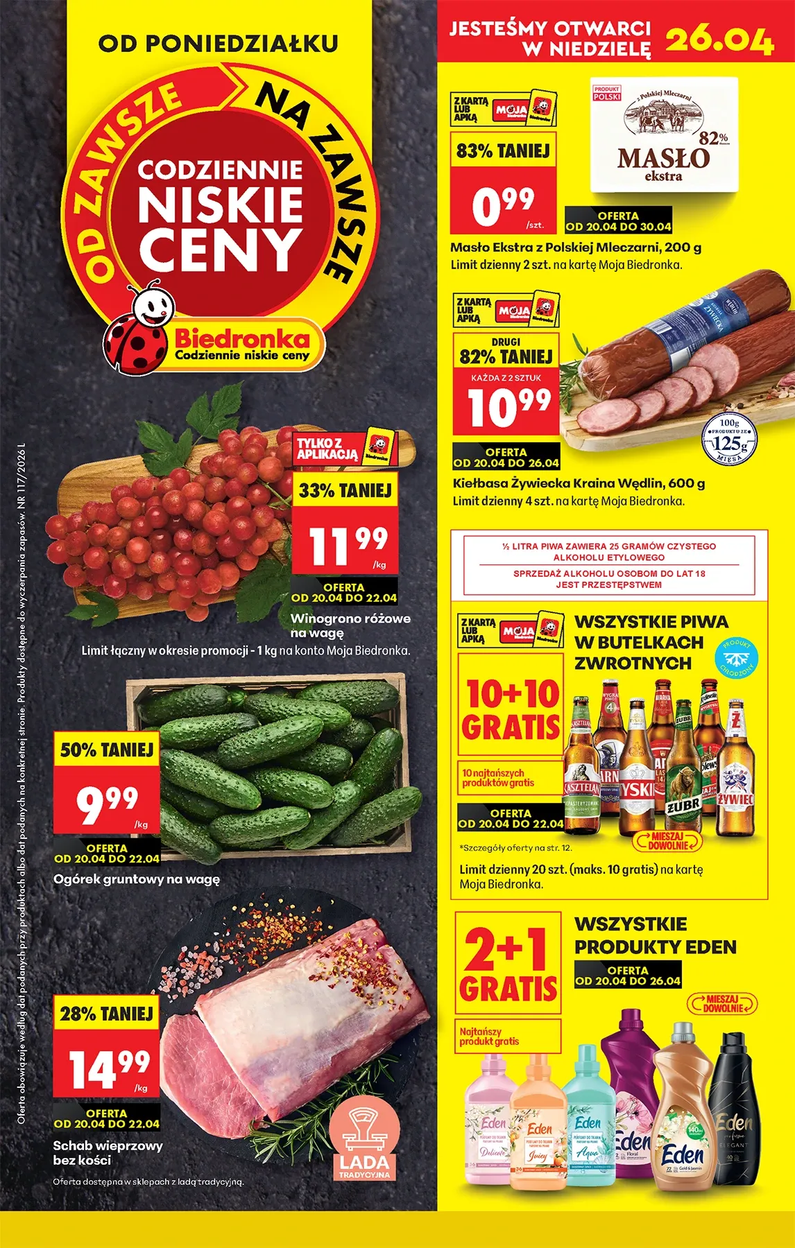 Gazetka promocyjna Biedronka str. 1