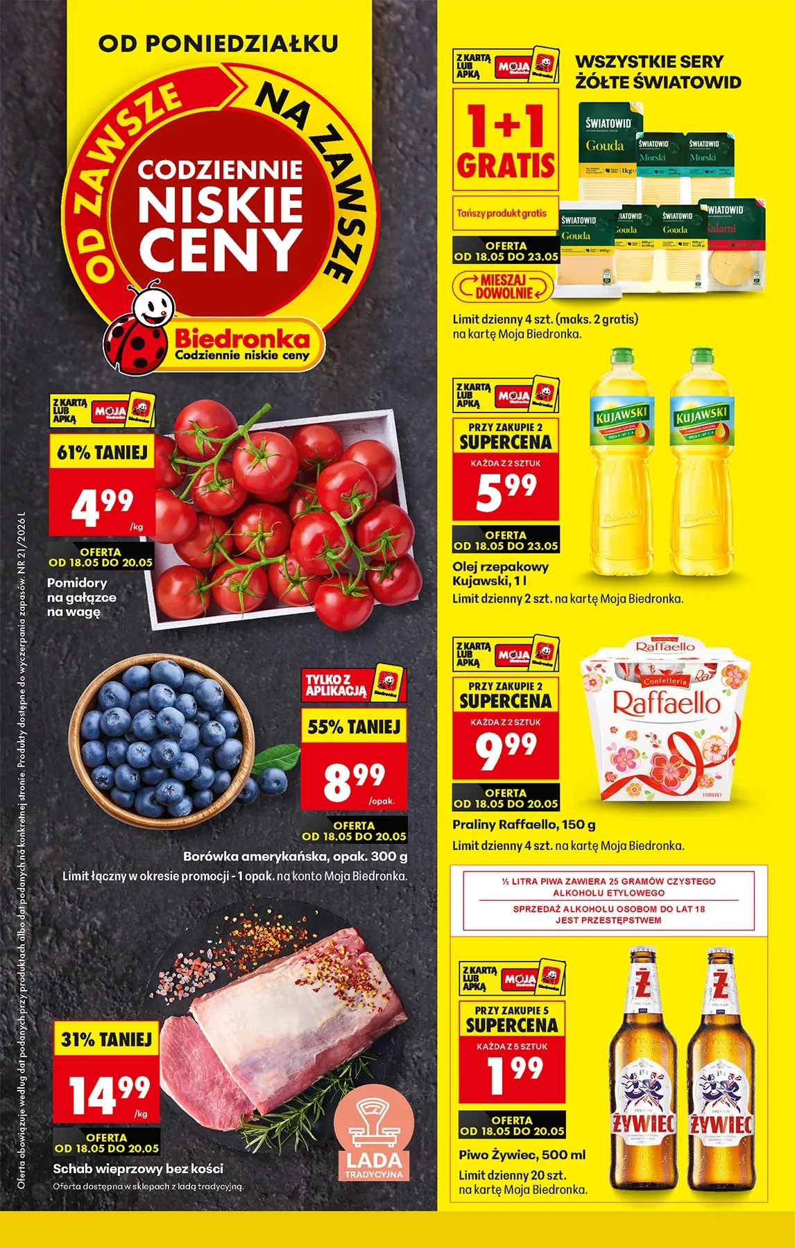 Gazetka promocyjna Biedronka str. 1