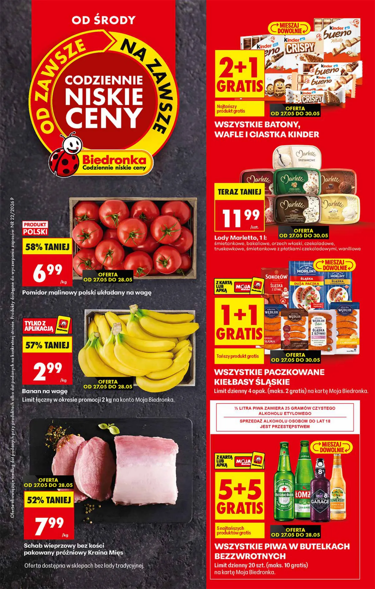Gazetka promocyjna Biedronka str. 1