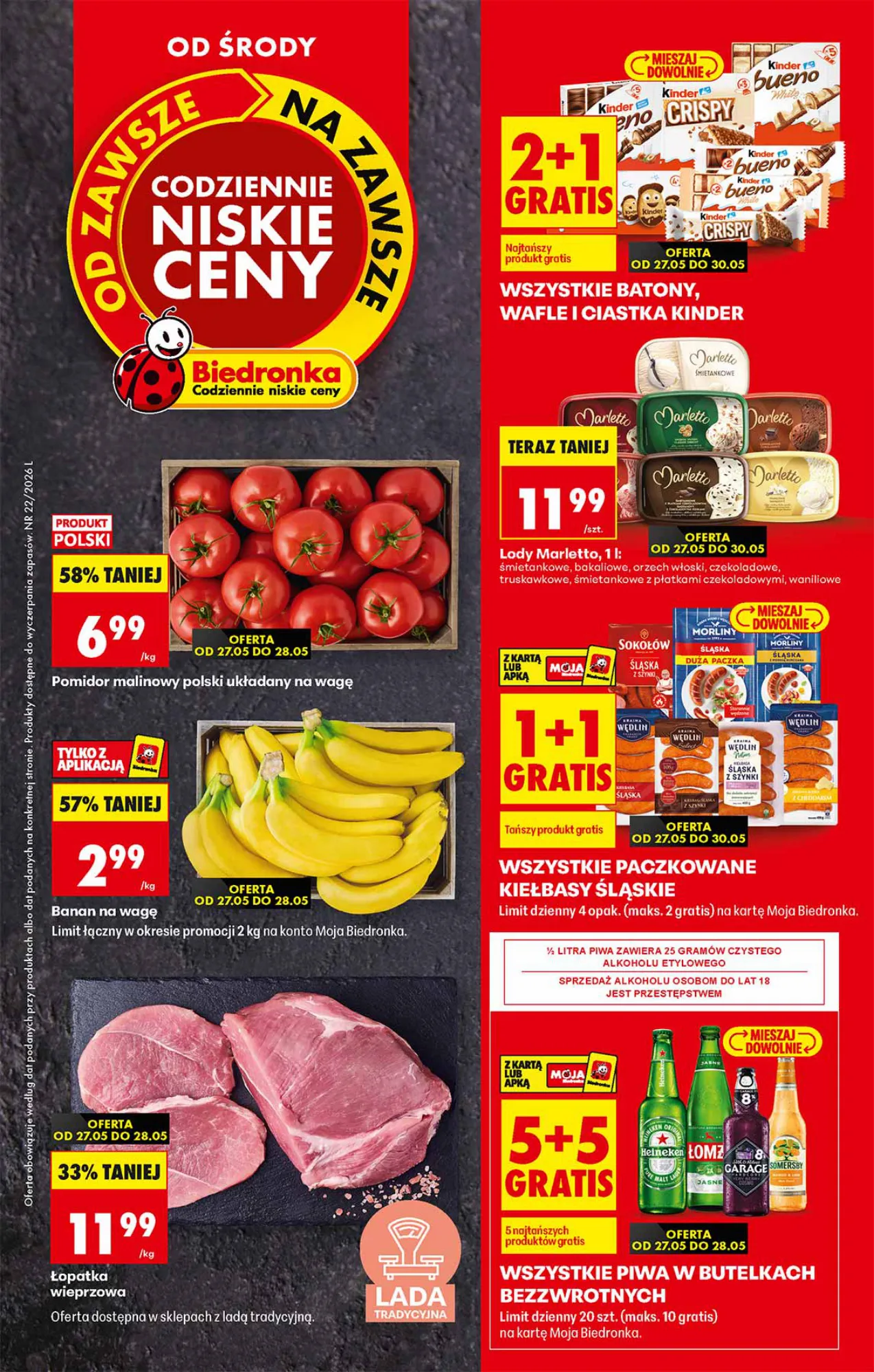 Gazetka promocyjna Biedronka str. 1